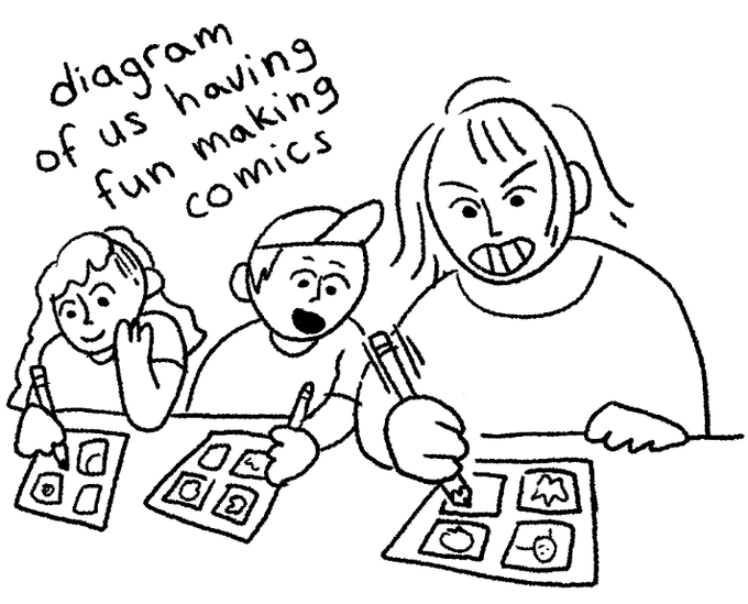 hard at work on my child work shop 
