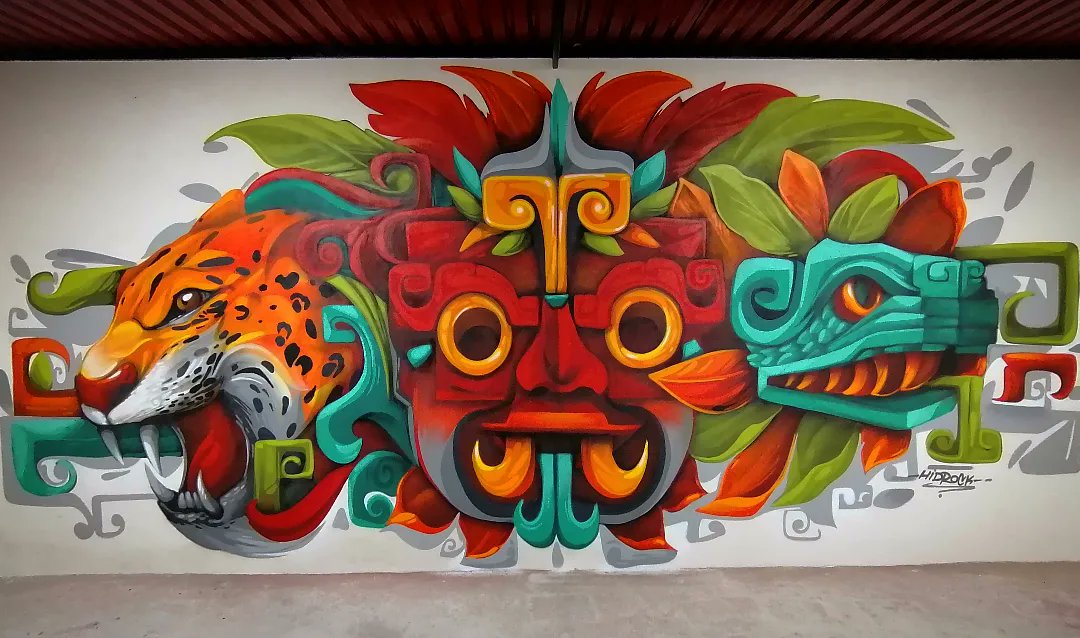 hidroc's tweet image. Los creadores 
#hidrock #hidro #artes #ilustracionengranformato #colores #hidroc #hidrocone #colores #prehispanicos #mexicoprehispanico  #coloresdemexico #folclorico #f2f #love #graffiti #streetstyle #streetphotography #streetart #streetwear #streetfood