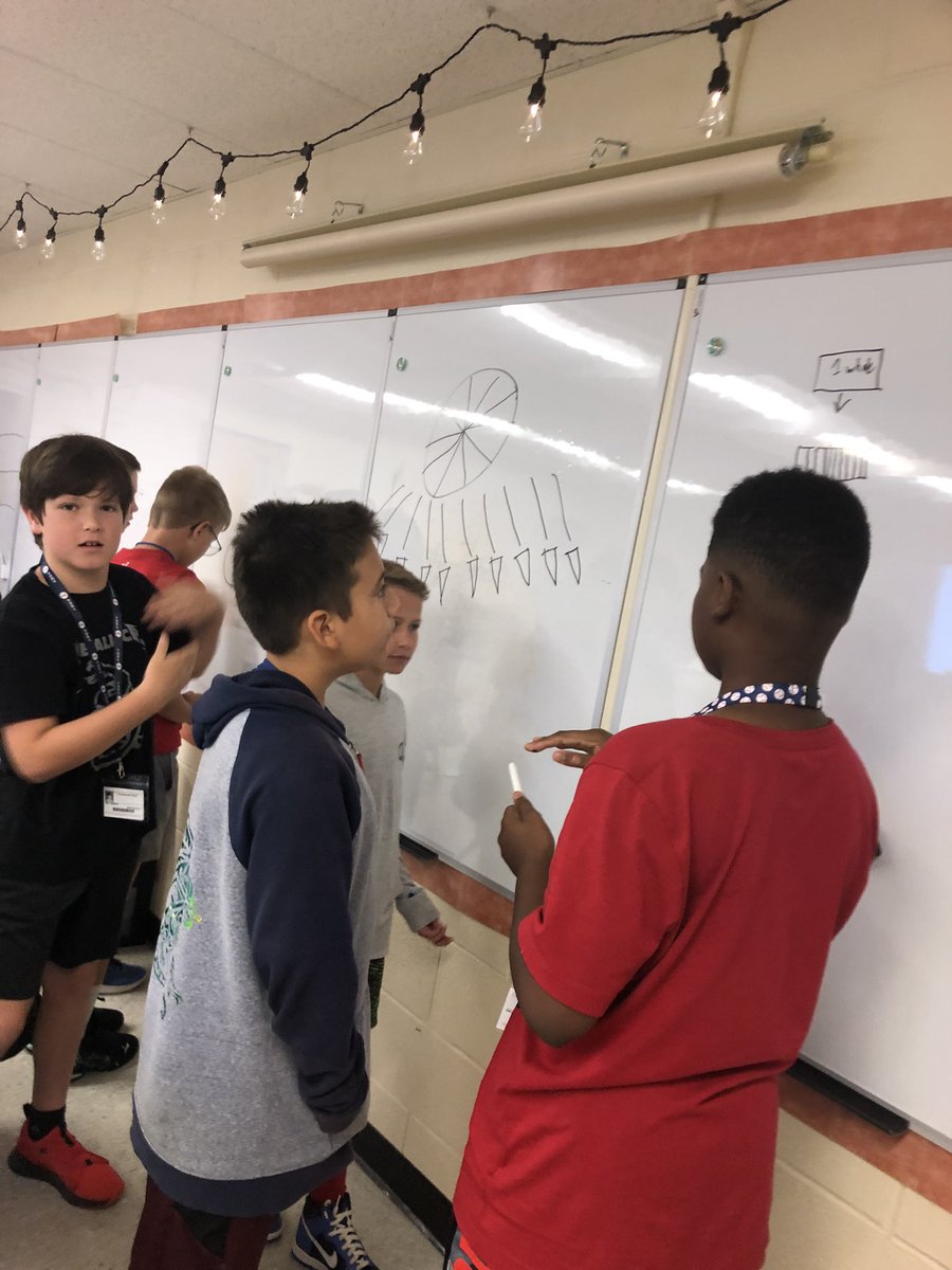 PamRountree's tweet photo. Our first math fluency warm up with our 360 boards was awesome! Loved all the math conversations and different ways to show their thinking! #5thgrade @CobbMathDept #thinkingclassroom  #360math @fakfamily @WilliamHDryden https://t.co/ARlQr57Pk1