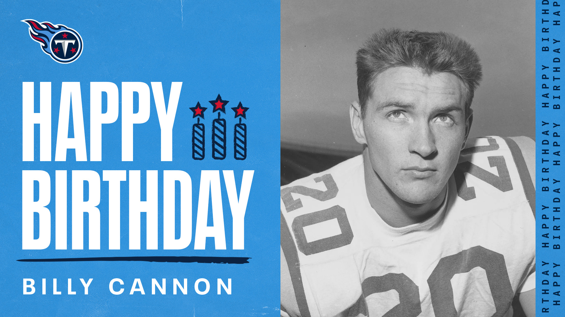 Happy Birthday to an Oilers legend, Billy Cannon! 