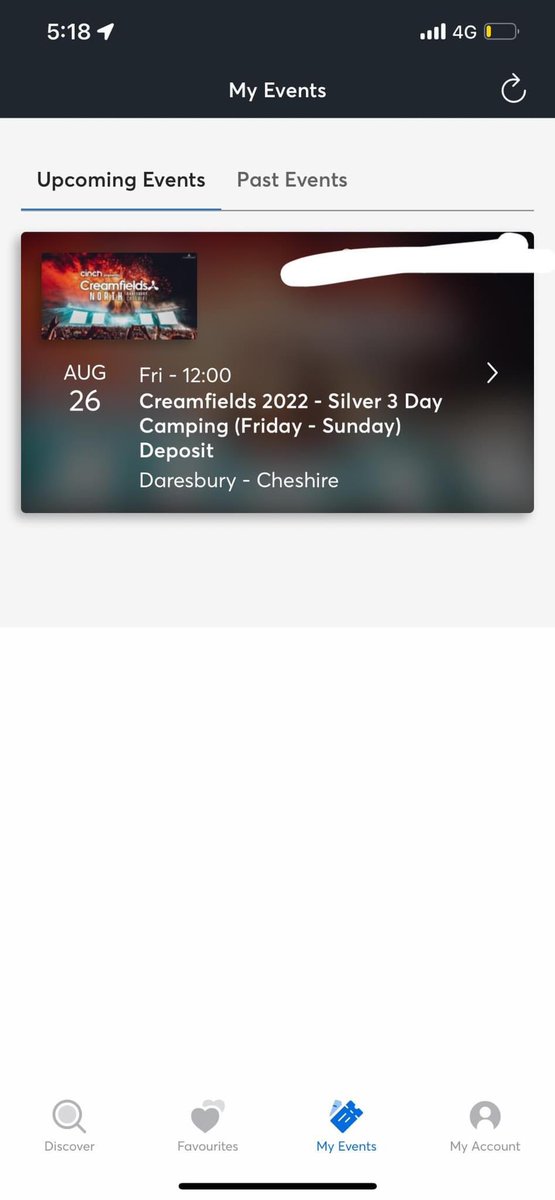 Bethanyedxx's tweet photo. Selling my SILVER 3 DAY camping cinch presents Creamfields 2022 Friday - Sunday. 

Please share 💕 https://t.co/5OFXtZ2QKr