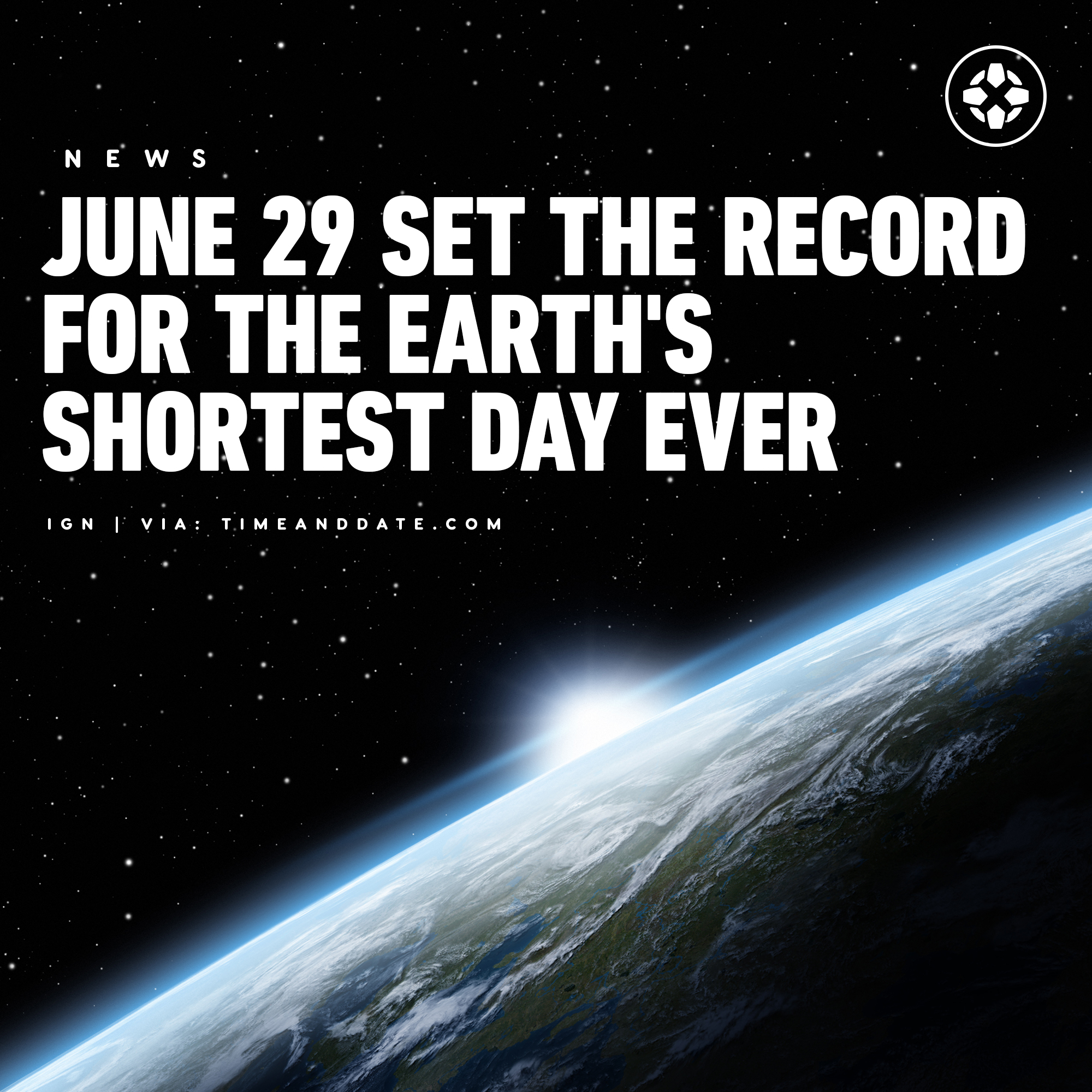 IGN on X: "According to atomic clock tracking, the Earth took just ...