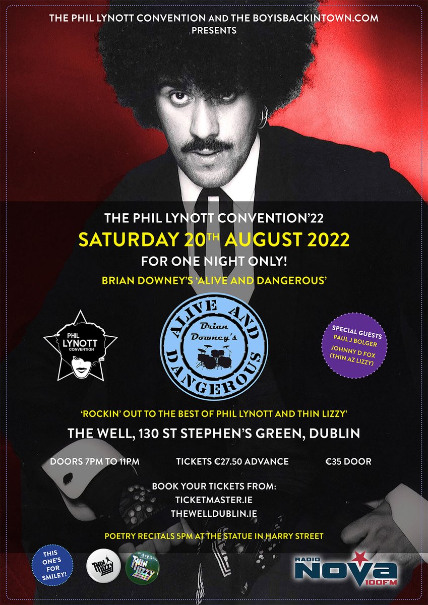 Get your tickets now for Dublins hottest gig this August.
Don't Miss It.
TICKETMASTER.IE
THEWELLDUBLIN.IE