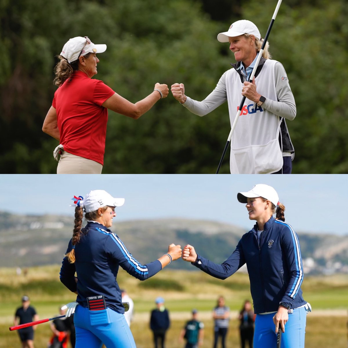 Like mother, like daughter. #USSeniorWomensAm | #CurtisCup
