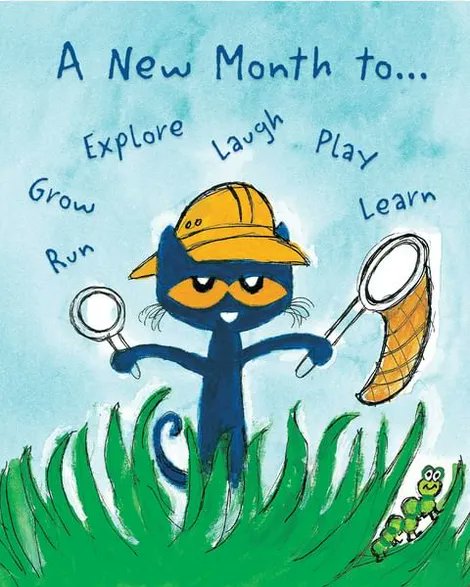 It's a new month to READ! What titles are on your TO READ LIST this month? Let us know in the comments. #augustreads #summerreading #cmorlibrary #petethecat #petethecatofficial