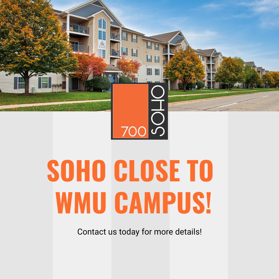 700SoHoWMU's tweet photo. 5 minute walk to main campus! #SOHOclose https://t.co/1oW9kjanQf