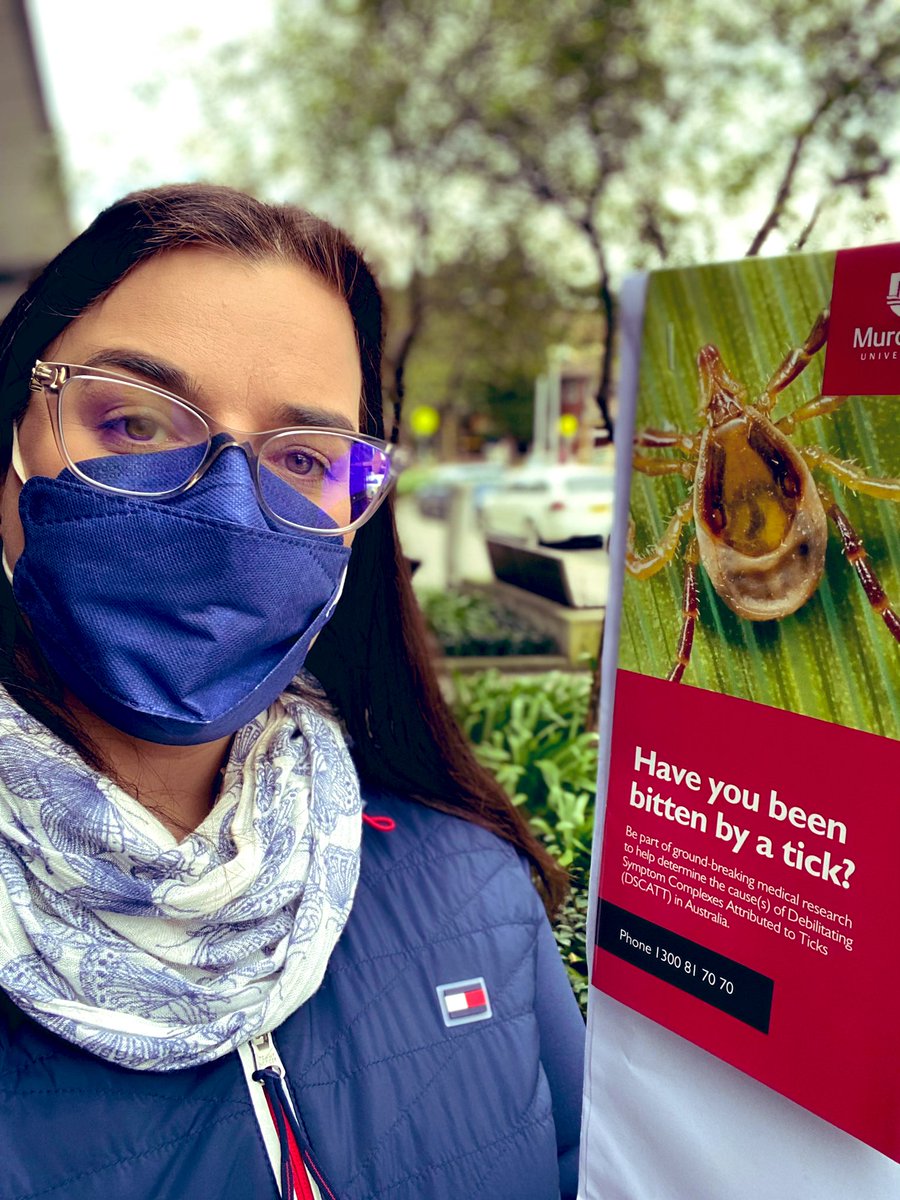DrCharOskam's tweet photo. Out and about with @pirwin8 delivering brochures about tick safety and our #DSCATT tick study to pharmacies and medical clinics. #tickcentral #NorthernBeaches @nhmrc @cryptick_lab @MUniResearch https://t.co/E11OnbuFM4