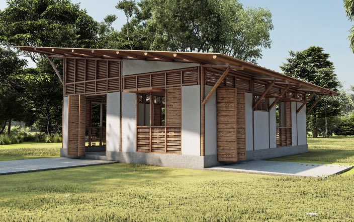 cfalconiv's tweet photo. Una vivienda sostenible, digna y bonita, climáticamente adaptada a la zona; el bambú ya no es una vivienda de pobres es un material de sabios @MIDUVI_EC @inbarlac @INBARofficial @BEscardo @LaPosta_Ecu cuando deseen les explicamos más sobre el hábitat sostenible https://t.co/b5bhOtBMPJ