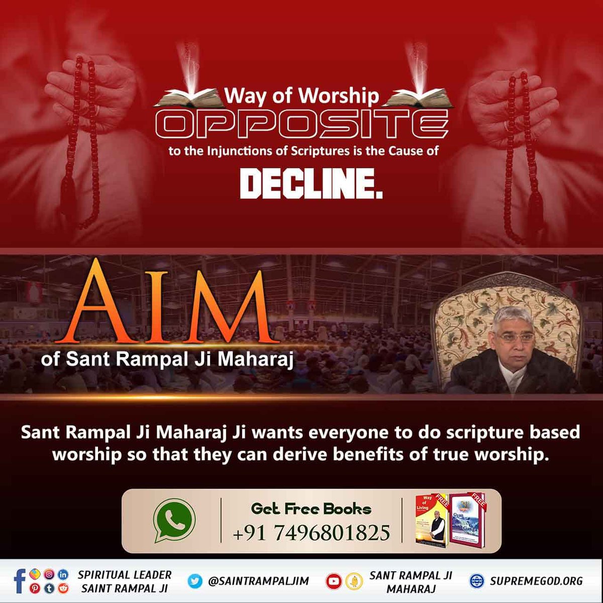 The aim of Sant Rampal Ji Maharaj ji is that there should be moral and spiritual upliftment of the youth.
Everyone🧐 should act honestly. Nobody cheats anyone.
The voice of God Kabir is –
Kabir, you cheat, and don't cheat.
#Aim_Of_SantRampalJiMaharaj