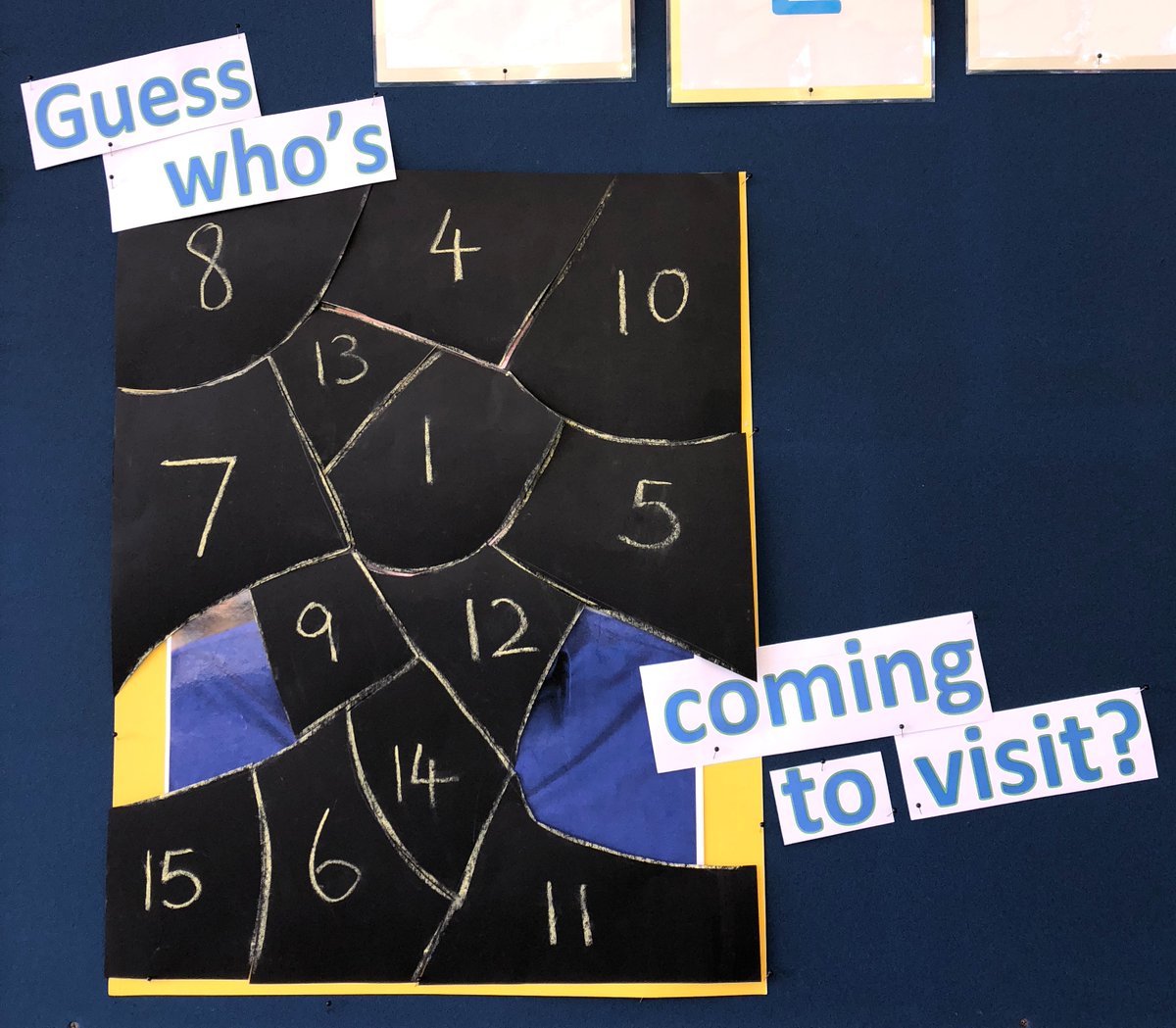 Our secret, Book Week visitor is slowly being revealed <a href="/StMarysRydalLib/">StMarysRydal_Library</a> and our students are entering their guesses to win a book by the author! Good luck everyone!