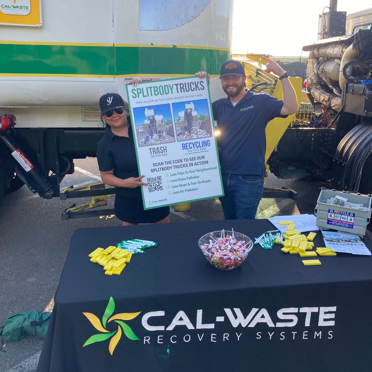 CalWaste's tweet image. Come check out our split body truck at the Galt #NationalNightOut at the Sports Complex!