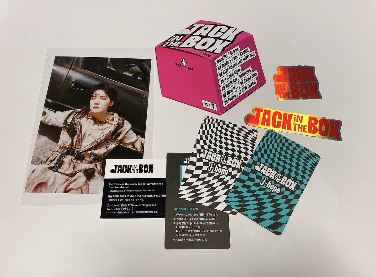 yu_p5o's tweet photo. ユニバからホビたんのJack In The Box届いたよ💜

アウトボックスがピンクでランダムトレカが緑だったぁ🥰CD入ってないから小さくて可愛い😆💓
場所取らないしもう1つ買っとけばよかったぁ🫢トレカもう1種類欲しくなってきちゃったよ😂😂😂

#JｰHOPE
#JackInTheBox https://t.co/VYRFgIFmSp
