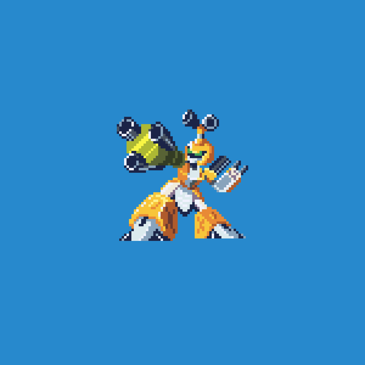 a_pixelan's tweet photo. Metabee #modified for
@Pixel_Dailies 

~ Love this cartoon 💖

#pixelart #pixel_dailies https://t.co/AQku2BLTrl