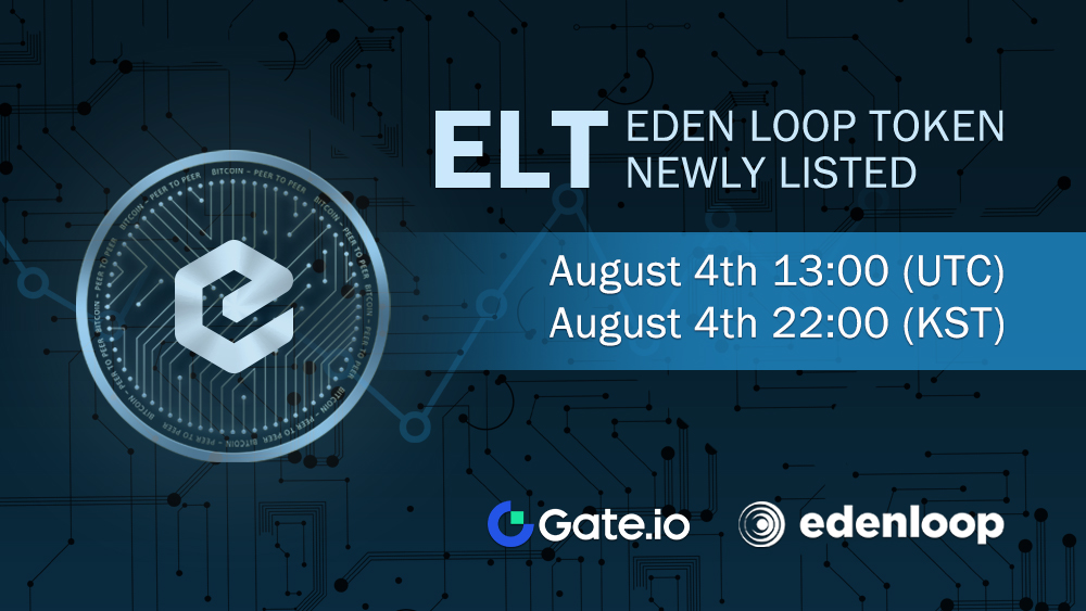 smilmal's tweet photo. #EdenloopEvent #BlockLoop #NFT #NFTEvent #newlisting #gateio
๐ Eden Loop Token (ELT) listing on Gate IO!
Listings and events are scheduled for soon, so be sure to check it out!
https://t.co/61CyZbRK38
https://t.co/iOT1lH4EyZ
https://t.co/GETDnDzWXv