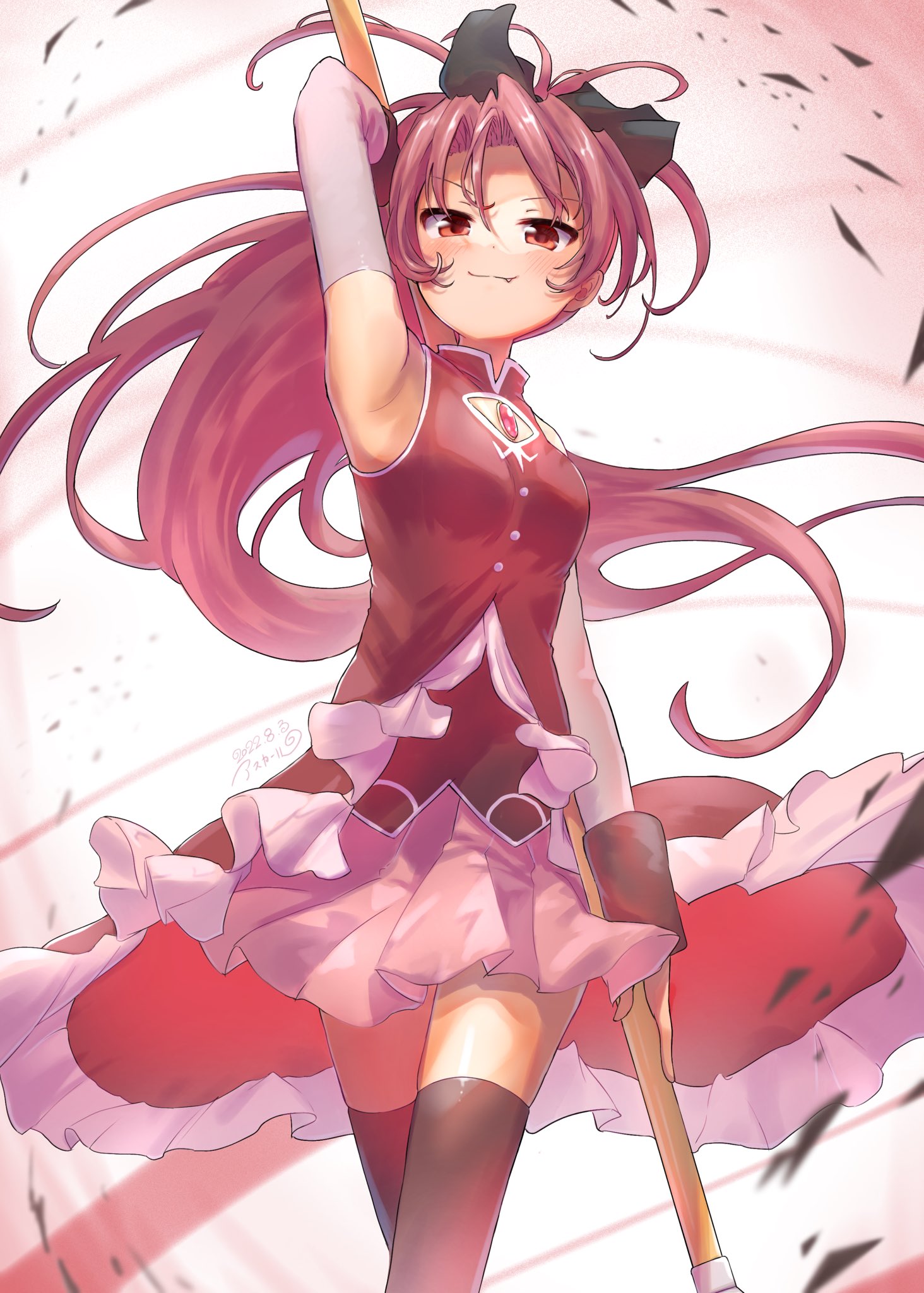 まどかマギカ　佐倉杏子　ハワイアン　C88 コミケ Kyoko Sakura🍎 #佐倉杏子 #まどマギ #魔法少女まどかマギカ #ま