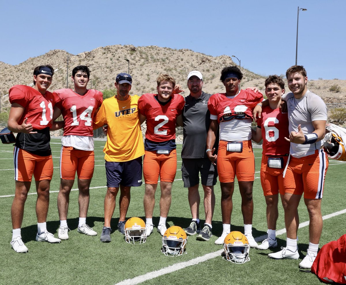 Babe Laufenberg (@babelaufenberg) on Twitter photo These are the <a href="/UTEPFB/">UTEP Football</a> QBs—Honored to have <a href="/dave_warner11/">Dave Warner</a> ask me to speak to them. Loved getting to watch two days of practice and sit in on QB meetings. Nice to watch practice tape & not worry about how bad your own screw up is going to look on tape! #LiveLikeLuke These are the <a href="/UTEPFB/">UTEP Football</a> QBs—Honored to have <a href="/dave_warner11/">Dave Warner</a> ask me to speak to them. Loved getting to watch two days of practice and sit in on QB meetings. Nice to watch practice tape & not worry about how bad your own screw up is going to look on tape! #LiveLikeLuke