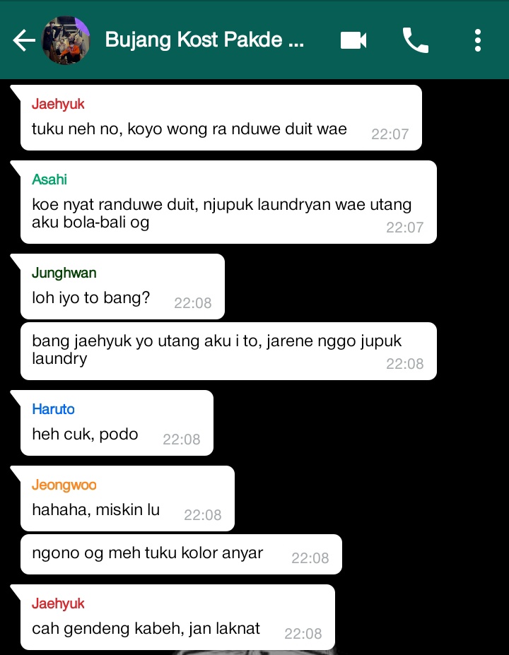 yoruzworld's tweet image. ; treasure t5 jowo one tweet au

"titeni wae, nek kolor spiderman-mu ilang, berarti dongaku manjur!"