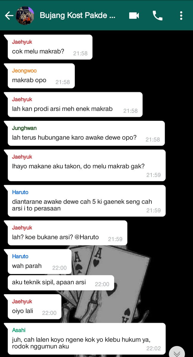 yoruzworld's tweet image. ; treasure t5 jowo one tweet au

"titeni wae, nek kolor spiderman-mu ilang, berarti dongaku manjur!"