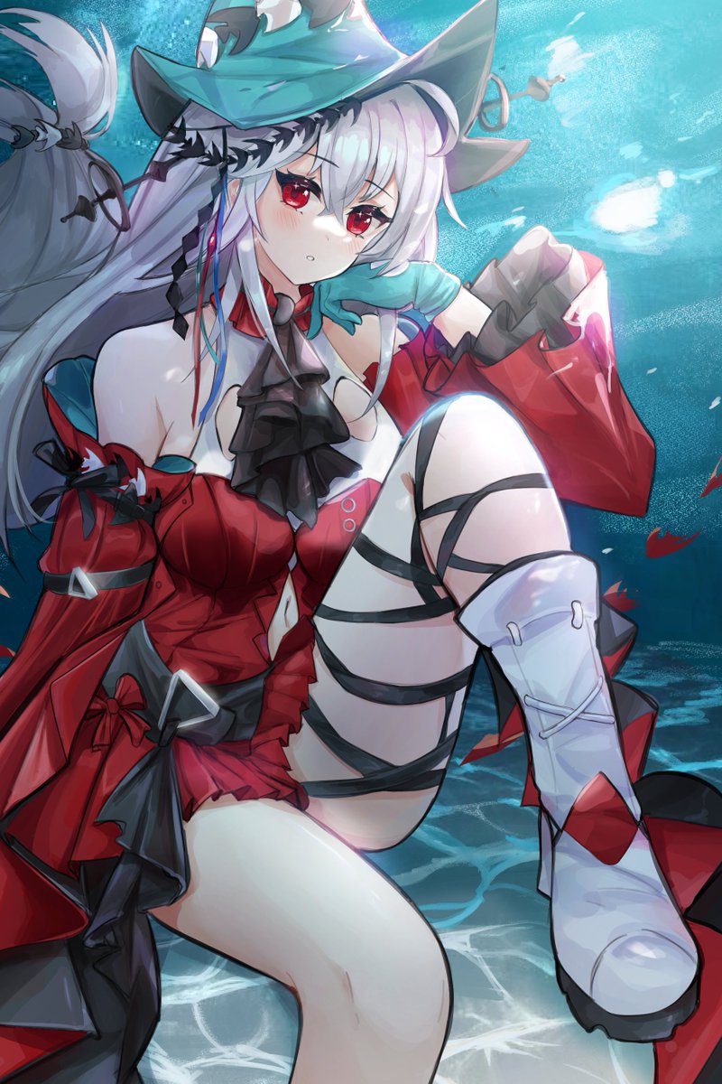 weika25's tweet photo. Skadi Alt. ❤️

#Arknights #アークナイツ #明日方舟 https://t.co/YwLoAgvirB