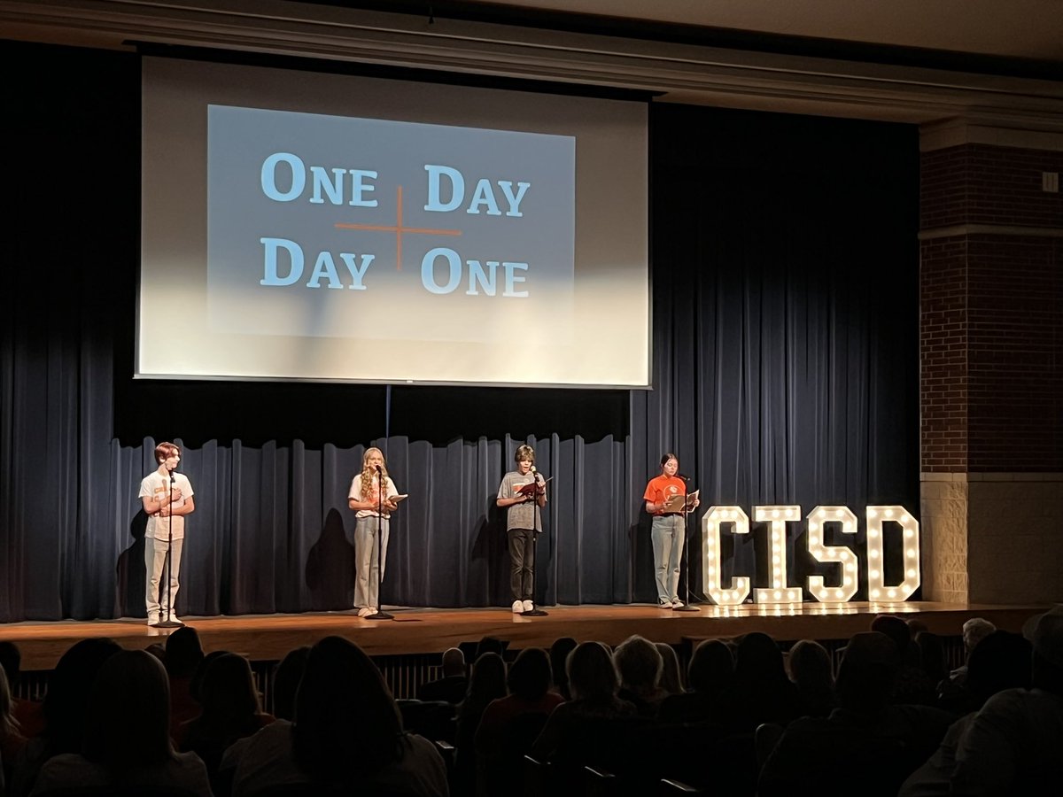 Convocation in Celina ISD! Loving this amazing district!! ❤️