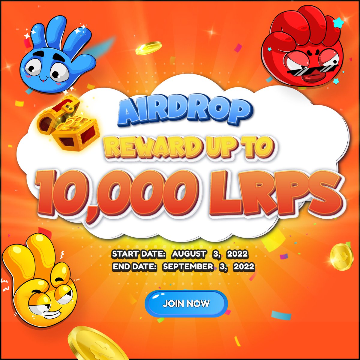 📢 HEADS UP! #AIRDROP WITH 10,000 #LRPS TOKEN IS HERE 📢
🎁 Reward: 10,000 LRPS [~$1,000]
👥 Winners: 1,650 Winner
👥Top 350 Referrals: 10 LRPS
👥Top 1300 Random: 10 LRPS
🕛 Distribution: September 8th, 2022
✔️𝗝oin our Airdrop Bot ( t.me/LRPSAirdropbot ) for more information