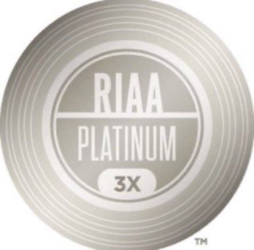 RIAAFC's tweet photo. Love Story by @lovesicksmile has been certified 3x PLATINUM For Selling over 150 units. Congratulations 🎉🎈🎊 https://t.co/5rXdompKFX