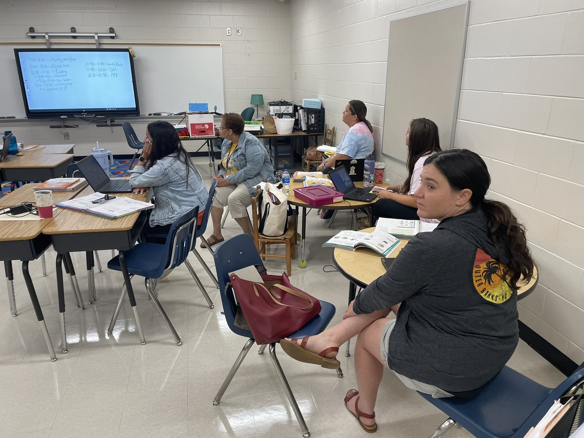 It was wonderful having our k-2 teachers on campus today to look at schedules and SAVVAS.  It’s going to be a wonderful year!  #allincherrydale #enjoyyourjourney <a href="/drjohnso2/">Debra Johnson</a> <a href="/mcclureimpact15/">Dr. Hunter McClure</a>