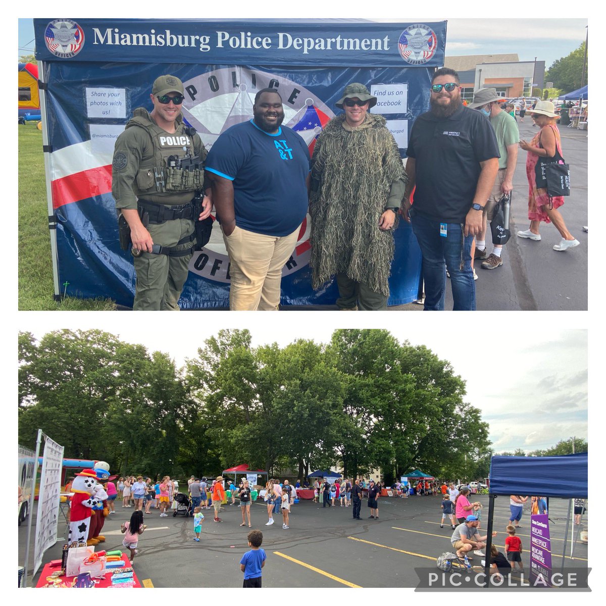 MalikHollwell's tweet photo. National Night Out was a success with the Miamisburg team!! #WinAsOne #SignatureStars #DawgPound #SWATsUP #OHPA #LifeAtATT #FirstNet #TeamMOHtivate @keroninc @FirstNet https://t.co/pc9WK0F8q9