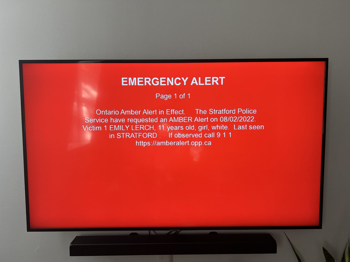 mackaytaggart's tweet image. The Ontario wide Amber Alert issued for missing 11-year-old Emily Lerch was void of any key identifying information, despite a detailed tweet from Stratford Police being published more than 6 hours ago! #AmberAlert #Ontario