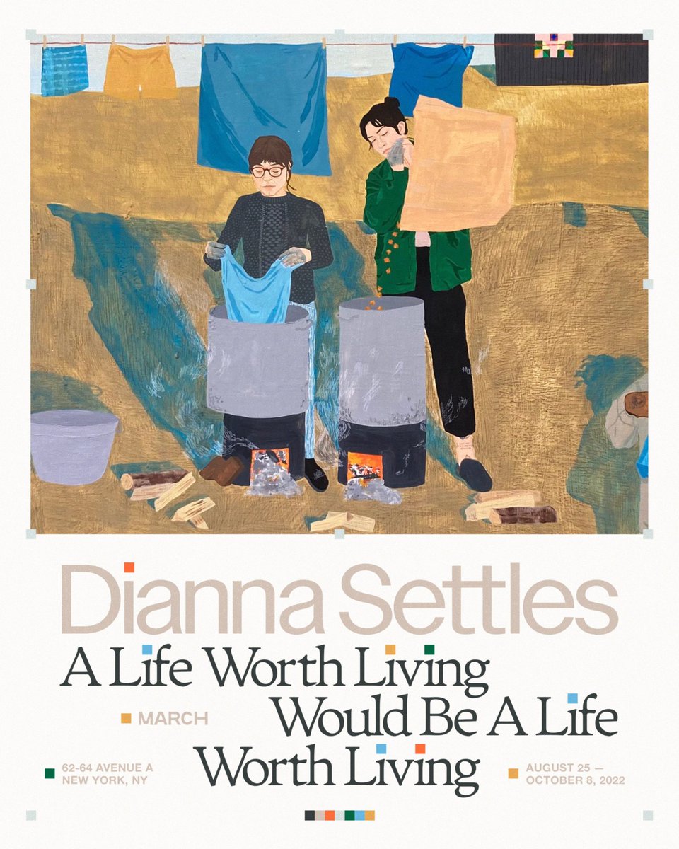 jasonsbmoc's tweet photo. poster for my friend Dianna’s art show - go see her wonderful paintings in nyc please https://t.co/BBhKNavuha