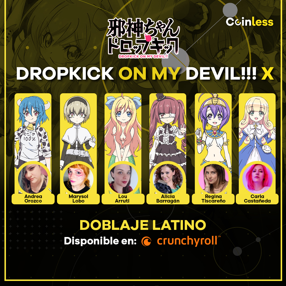 otaku_tower's tweet photo. 📰#CoinlessNews
Ya puedes disfruta del primer episodio de la tercera temporada de "Dropkick on My Devil!!! X" con doblaje latino en @crunchyroll_la .
🌐 #Anime #DoblajeLatino #DropkickonMyDevilX #DropkickonMyDevil🌐 https://t.co/7LLMb24JhU