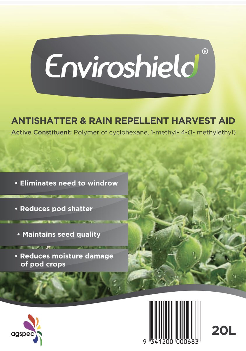 AgspecVicTas's tweet photo. Commodity prices are high. Protect your valuable #crop #yield with innovative #Agspec Enviroshield Its innovative formulation reduces #podshatter & rain damage in valuable #canola #lentil #crops Your bank account will thank you at #harvest! #farming #agriculture #cropping https://t.co/Z0Yun3FcwU