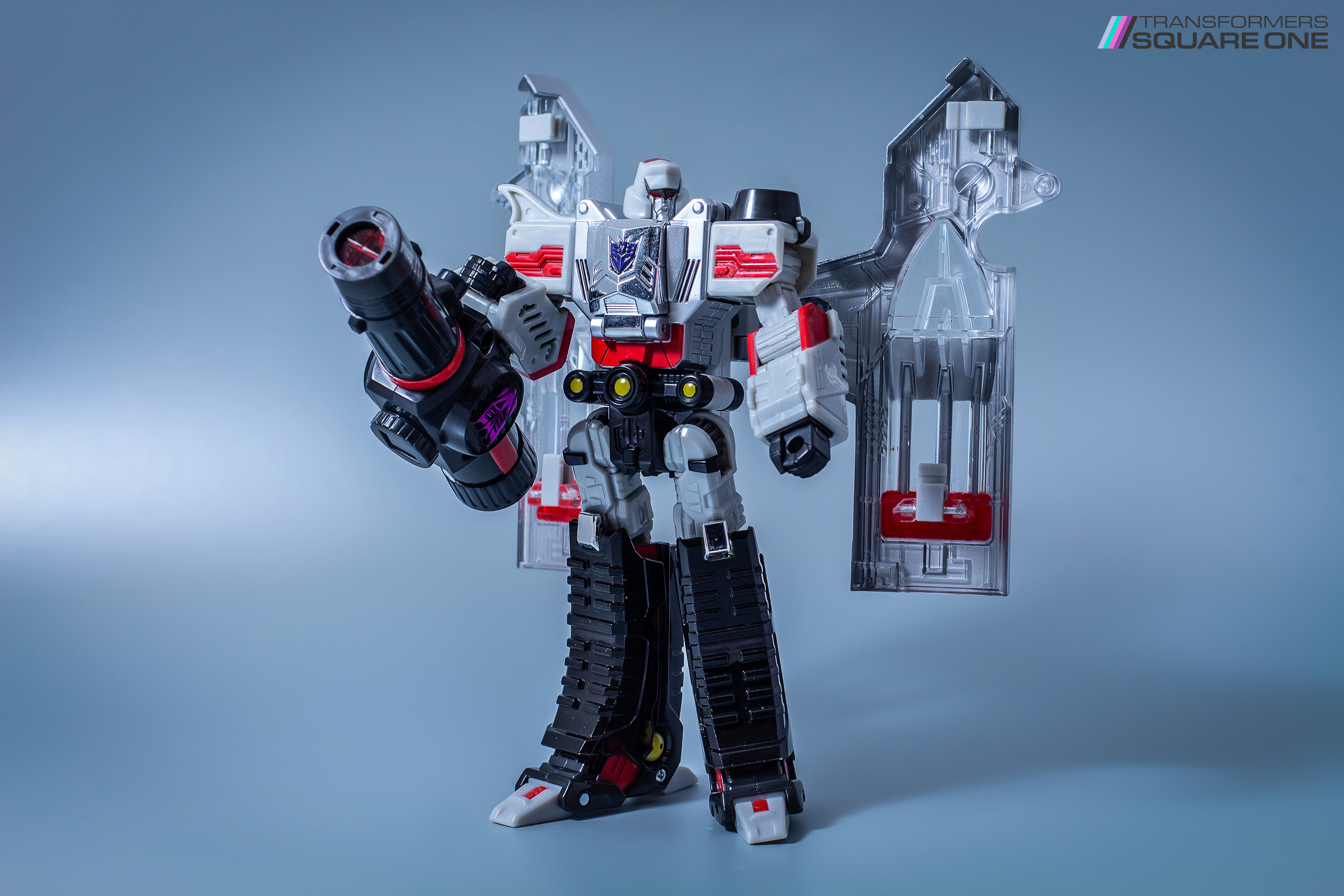 Henkei Megatron in robot mode standing idle
