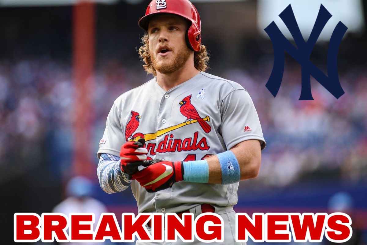 AllSportTalkAST's tweet photo. Breaking News:
New York Yankees acquire OF Harrison Bader from the St. Louis Cardinals in exchange for pitcher Jordan Montgomery. What do you think about the trade? #cardinals #yankees #mlb #MLBTradeDeadline https://t.co/v1B7qbt3RI