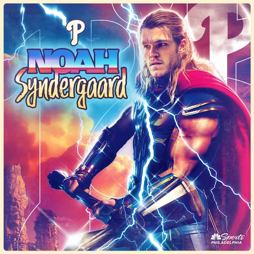NBCSPhilly's tweet photo. Thor is headed to the City of Brotherly Love 🔔 https://t.co/n6KKRHBcaS