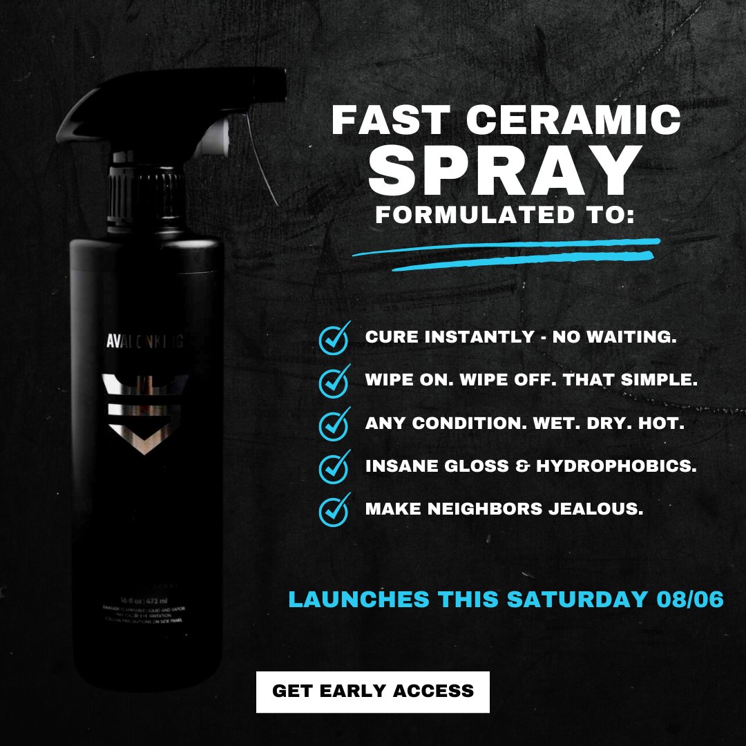 NEW FAST CERAMIC SPRAY ✨
Launch This Saturday - Get Notified First 👇 
zcu.io/a9Mj