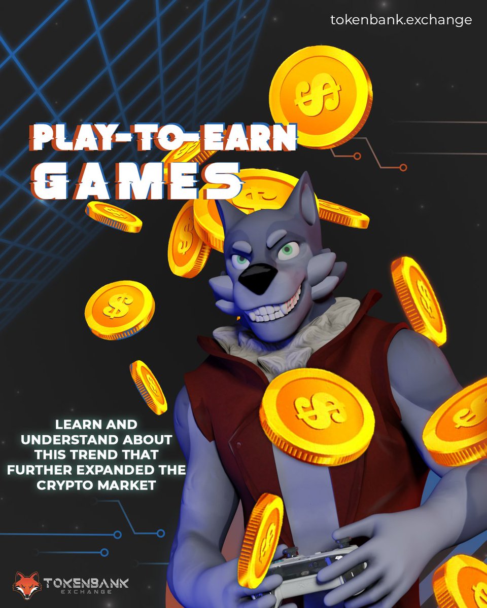 Tokenbankof's tweet photo. Play to earn games uses NFT as their main digital item. For this, depending on the game's mechanics, the player needs to accomplish objectives that will bring to their wallet in the game some type of currency that can be exchanged for NFTs inside a marketplace.

#nft #play2earn https://t.co/TzHV5zMlHs