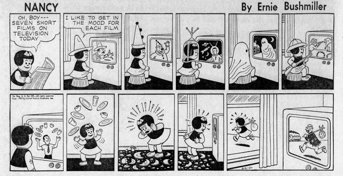 Nancy By Ernie Bushmiller 
AUG 2,1959