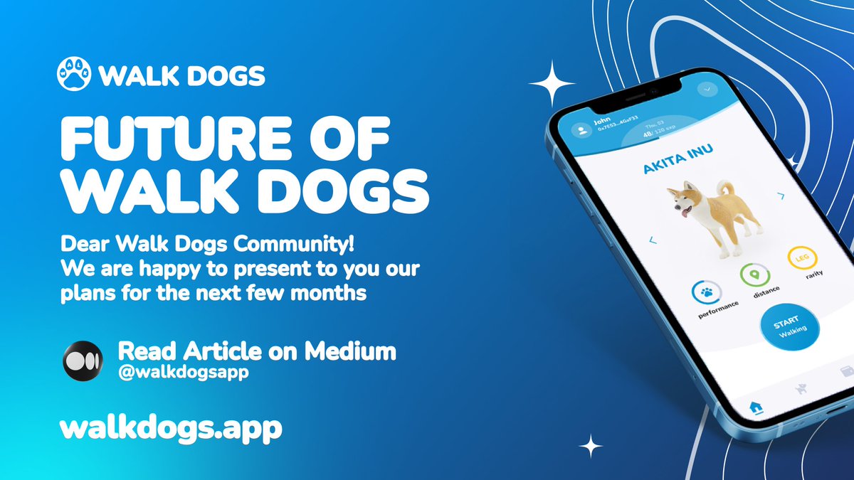 Walk Dogs - Move To Earn tweet media