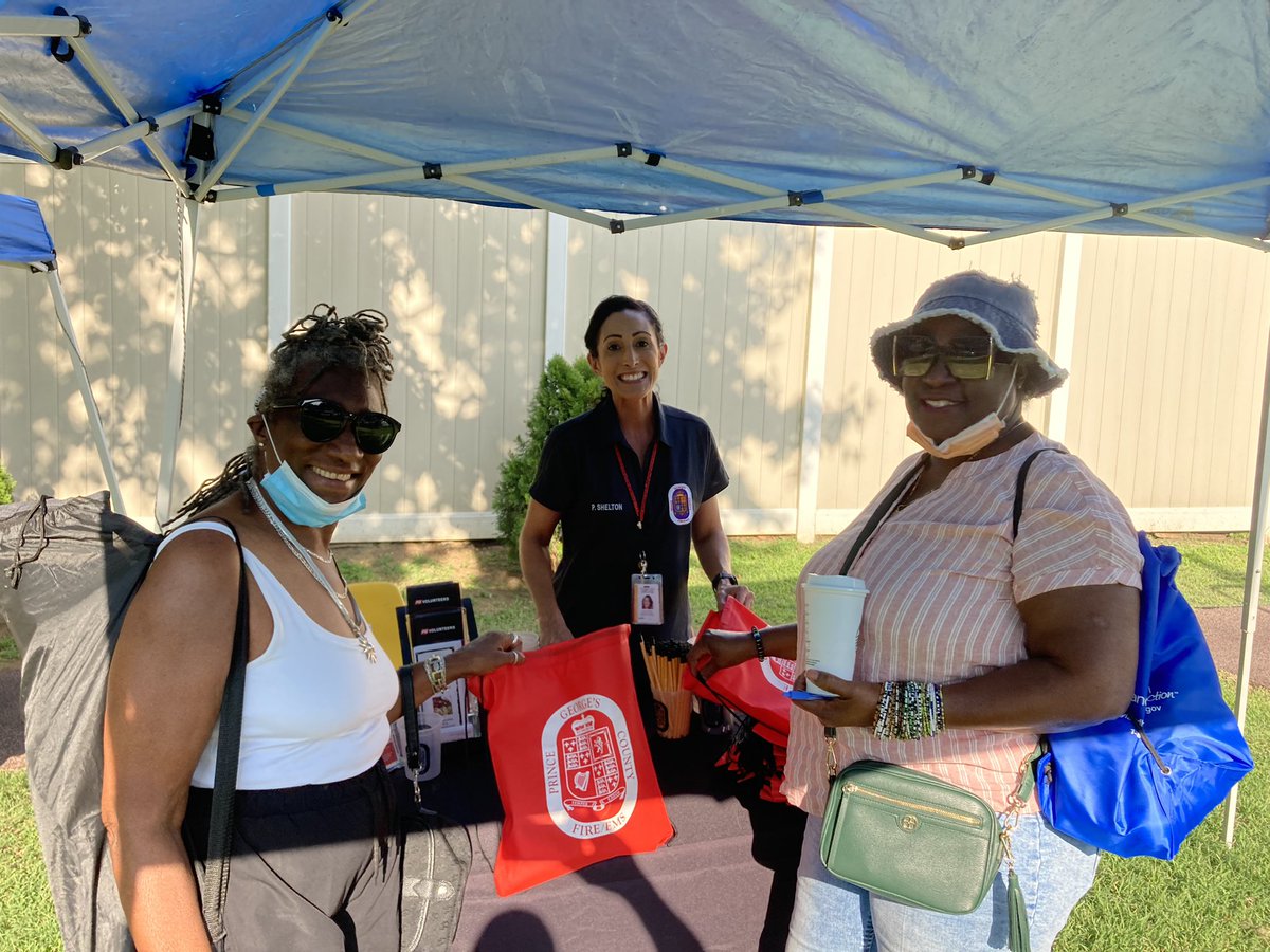 At our first stop for National Night Out. Engaging with the community and our partners. #pgfdpride