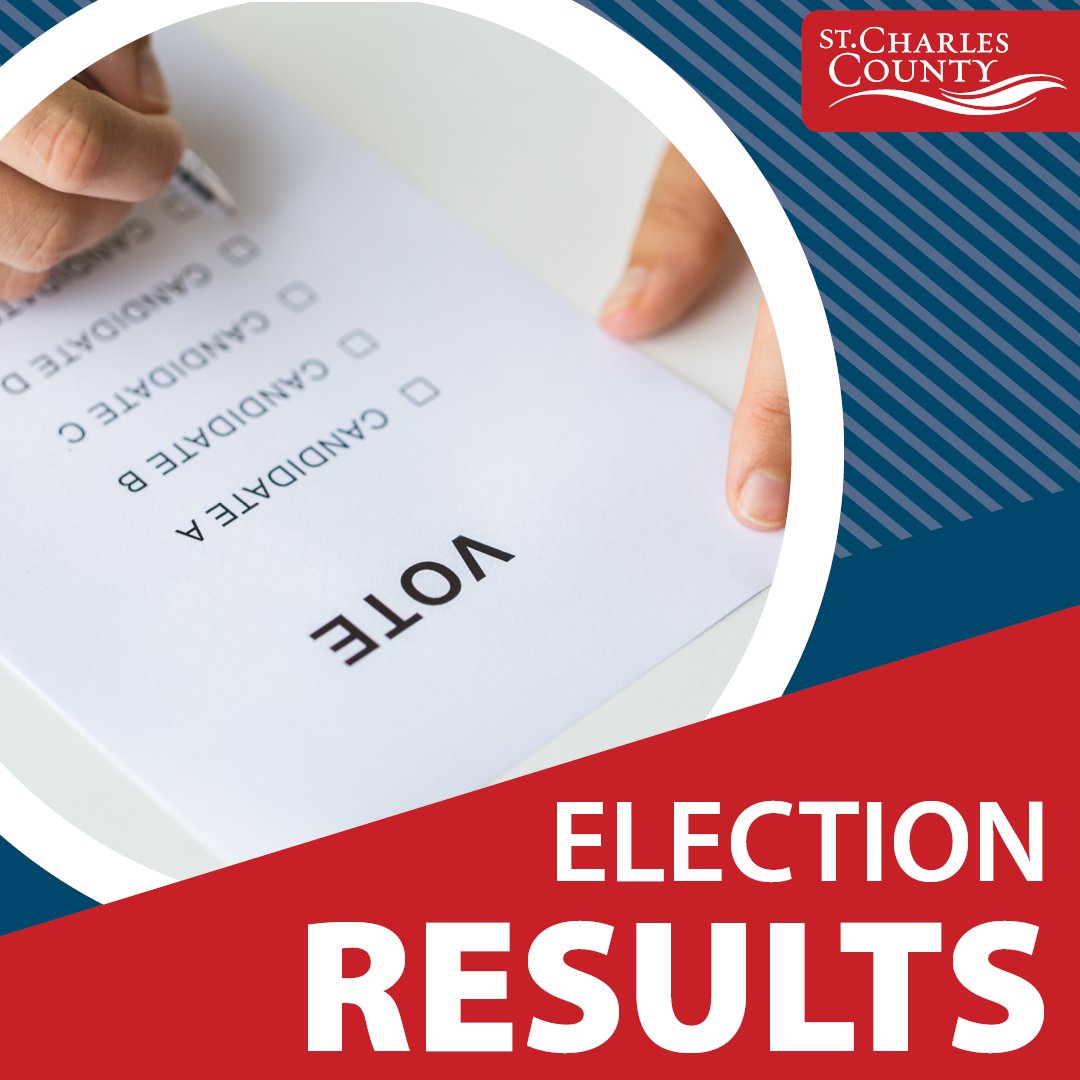 Real-time election results for the Aug. 2 #StCharlesCounty Primary Election will be available throughout the evening after polls close at 7 p.m. and precincts begin checking in ballots.
View results live:
livevoterturnout.com/ENR/stcharlesm…