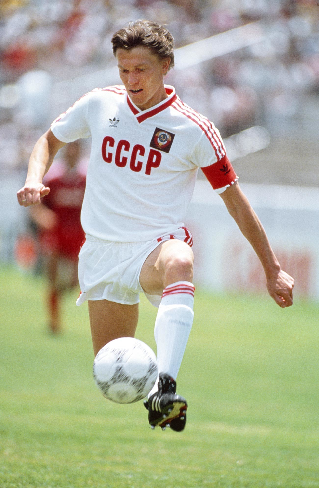 Oleg Blokhin's famous Russia shirt