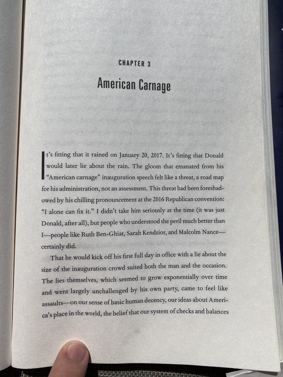 ⁦<a href="/MaryLTrump/">Mary L Trump</a>⁩ This is a horrifying but necessary read. Thank you for shedding light on so many topics. Mostly how brutal Donald was. But also how history enables him #nofilter in this text. #thereckoning