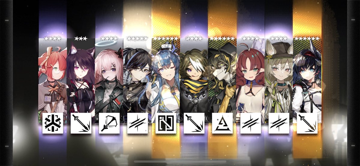 SimplySeaPig's tweet photo. The gacha gods loved me today #Arknights https://t.co/AxojioEixh