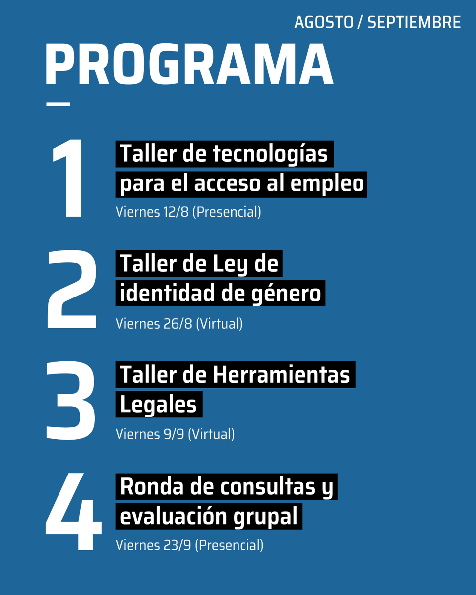 tierra_violeta's tweet photo. Sigue abierta la inscripción para este taller gratuito!
Agradecemos la difusión para llegar a las personas trans y travestis que no usan redes sociales 💜
Inscripción en https://t.co/iY8ynB5pYB https://t.co/vka7MaFRQc