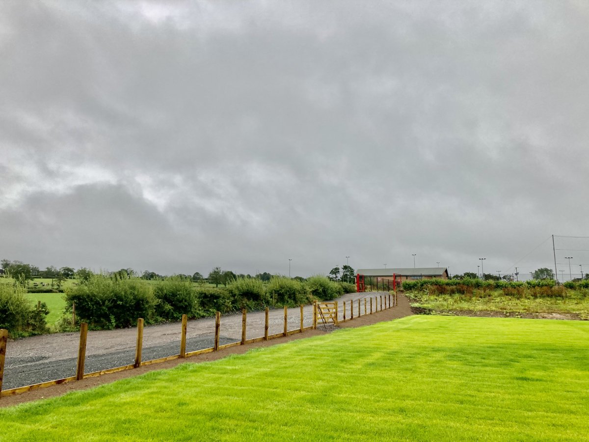 creweutdfc's tweet photo. Introducing our newest pitch at Crewe Park! Our 3rd grass pitch, for training and kids teams it’s beginning to take shape! #tuckedaway #loughneagh #stunning #crewepark #wedontstop #itsalwaysredandwhite https://t.co/12FvK2yn4a