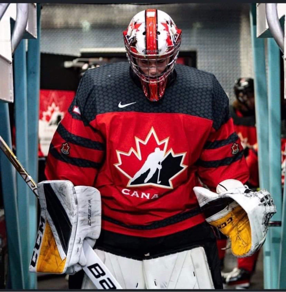 🏒 🇨🇦 Tune In Tonight🇨🇦🏒
Carberry’s own Carson Bjarnason will be starting in net tonight Canada vs Slovakia U18 action, 8 pm on TSN
