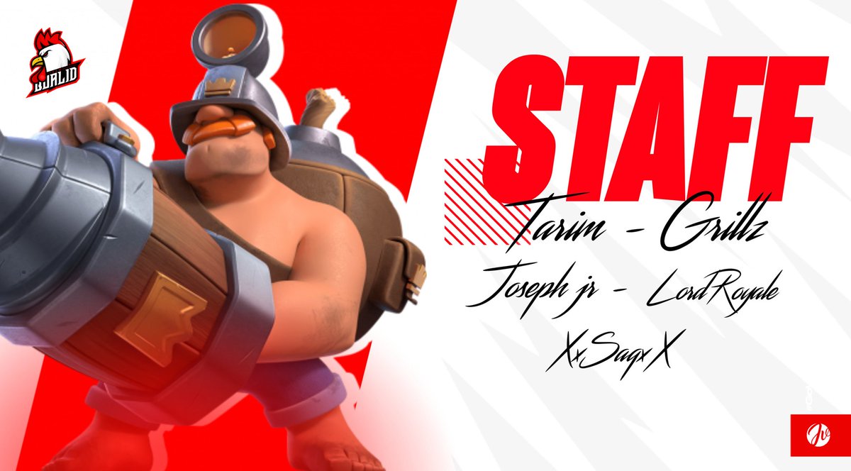 #ClashRoyale

Estavam com saudades? Então já se preparem, pois estamos de volta e com sede de vitória 😈

A gente reuniu um bonde da pesada pra fazer parte dessa nova fase, e esses são os nomes de quem vai fazer parte da nova Staff da Qualid 🔥

Sejam bem-vindos ao galinheiro. 🐓