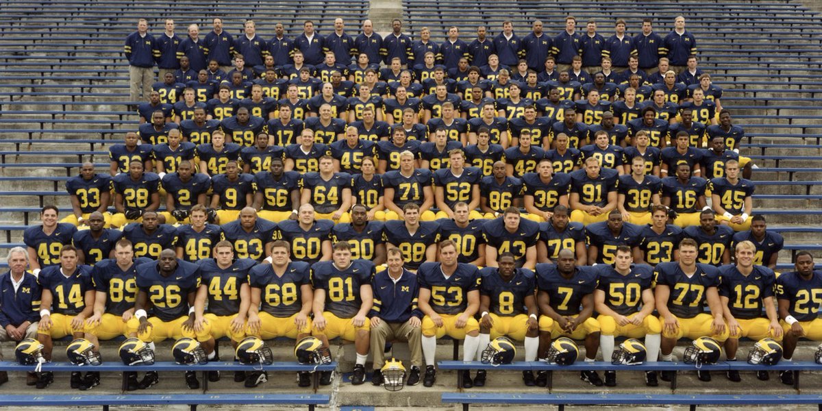 PFF_College's tweet photo. The University of Michigan has announced that they will be honoring the 1997 National Championship Team’s 25th Anniversary at the Penn State game on October 15th, via @UMichAthletics. https://t.co/V1Hm1OjwTU