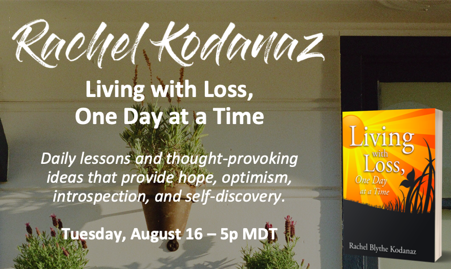 RachelKodanaz's tweet photo. Join me via Zoom on Tuesday, August 16 for an open conversation sharing current and relevant ideas of how to embrace your loss while maintaining a “normal” routine. RSVP to rachel@rachelkodanaz.com https://t.co/wfJRFfHedd https://t.co/WNzjooK2SP